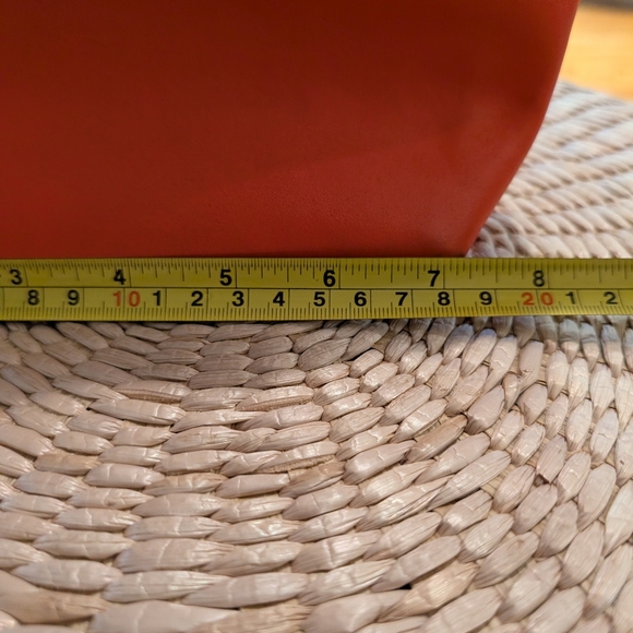 longchamp XS Le Pliage (Cuir/Leather) In Coral - Picture 16 of 16